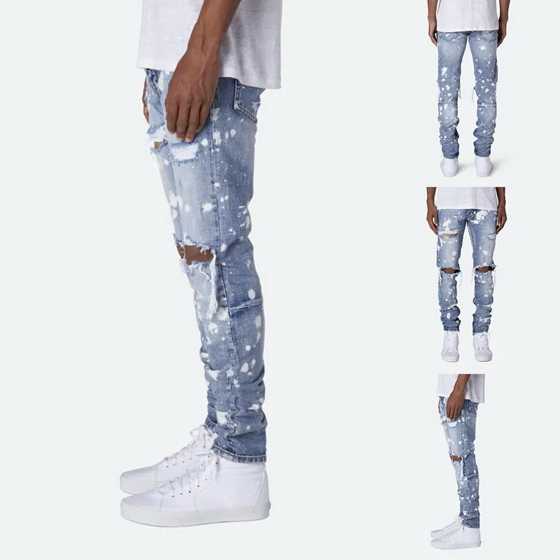 Calça jeans sales masculina destroyed