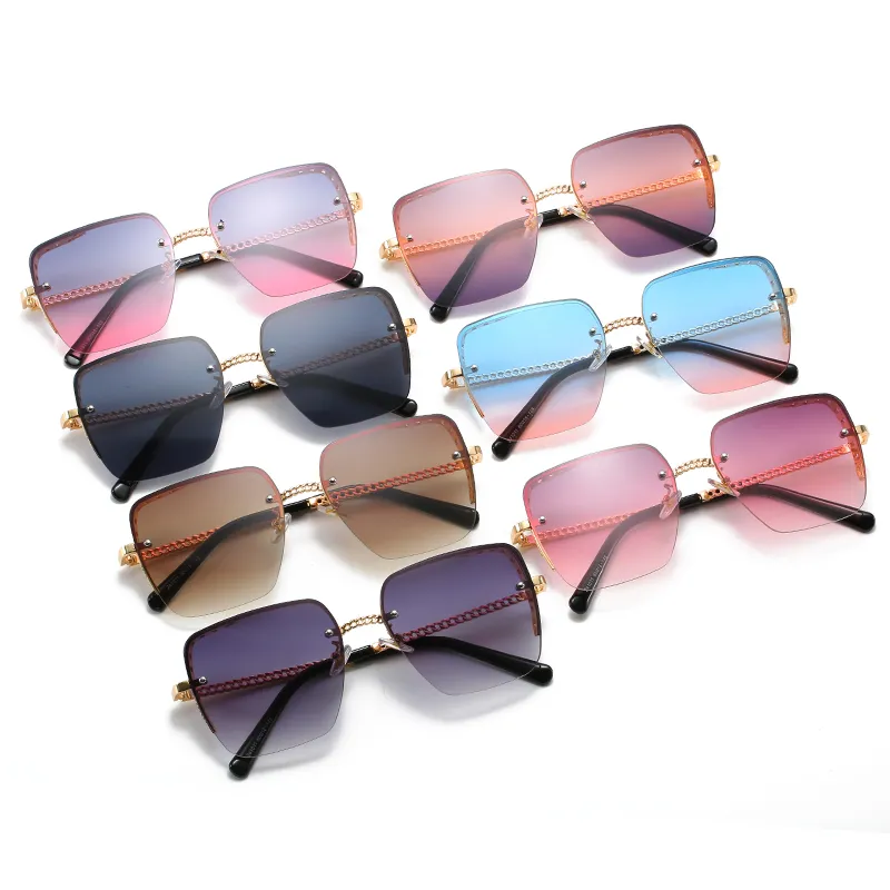 メンズレディースブランドデザイナーSiames Sunglasses新しいフレームサングラスヨーロッパとアメリカ人金属サングラス