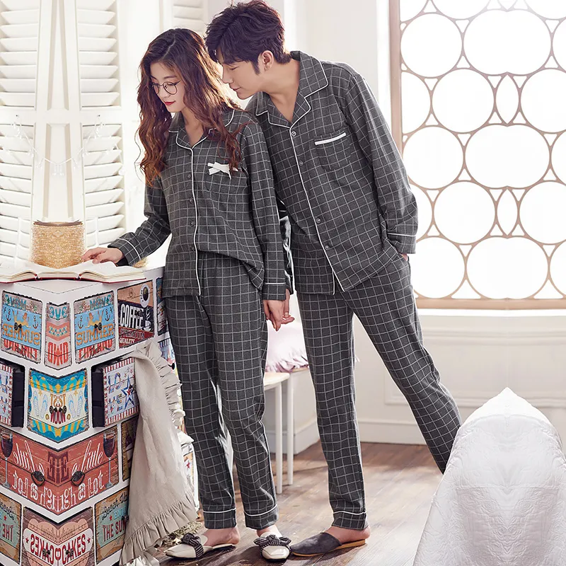 Couples Matching Pajamas Sets - PJs Set for Men and Women Long Sleeve  Sleepwear Lovers Pajamas Coral Velvet Winter pl