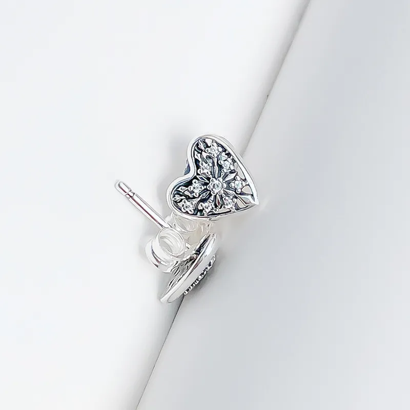 Silvora Orecchini A Perno Con Iniziale In Argento 925 Per Donna - Gioielli Delicati Ipoallergenici, Regalo In Confezione Elegante - 5