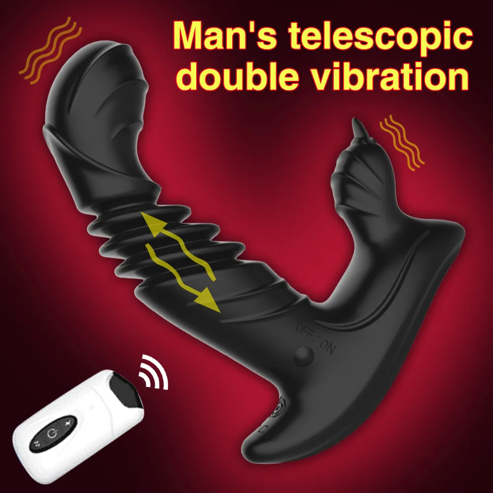 Wireless Remote Vibrator for Men: Automatic Telescopic Vibrating Male  Prostate Massager Anal Plug Sex Toy Y200422 from Dhgate Adult Toys - price  56.59