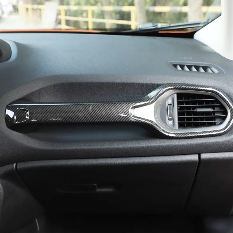 Coprivolante In Carbonio Per Jeep Renegade/Compass - 3 Pezzi, Adesivo, Interni Auto - Foto 2