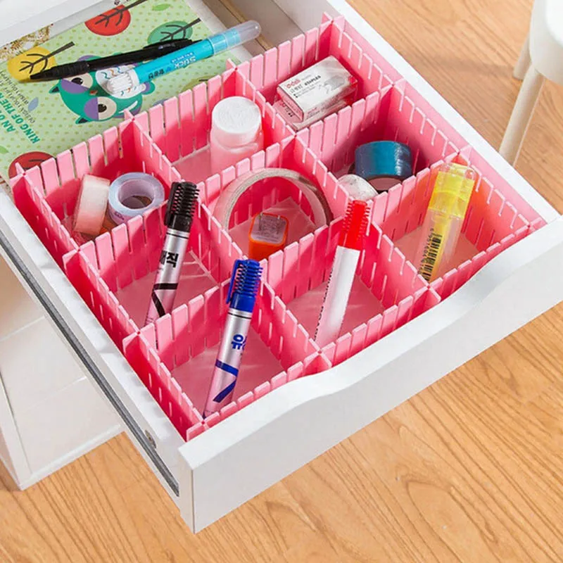 Caja Organizadora De Cajones Ajustable, Divisor De Cosméticos Y Artículos  Diversos, Cajón De Cocina, Armario, Caja De Joyería, 8 Unids/set Por Juego  - Cajones - AliExpress