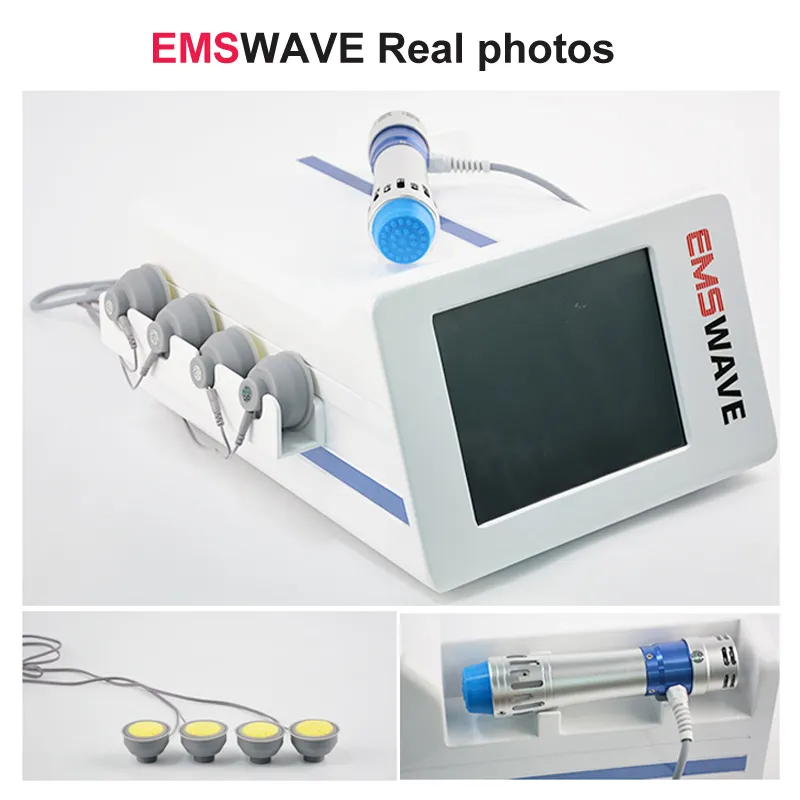 EMS elektronisk muskelstimulering fysioterapi utrustning för pojke smärtlindring / ESWT Shockwave Therapy Machine för ED-behandling