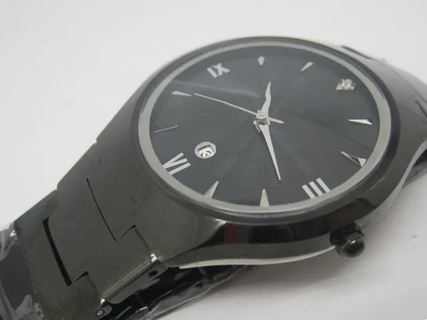Nowy moda Man Watch Kwarc Ruch Luksusowy zegarek dla mężczyzny zegarków Tungsten Steel zegarki RD162755