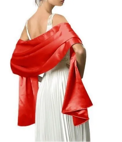 Chiffon Wedding Shawl Wrap: Silky Bridal Bridesmaid Cover Up Soft Evening  Scarf