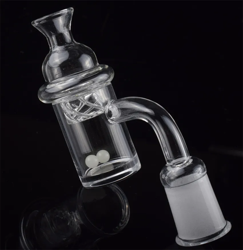 Nieuwe XL XXL platte top 5mm bodem quartz banger nagel met ufo draaien carb cap gloeiende terp parel insert voor glazen waterleidingen