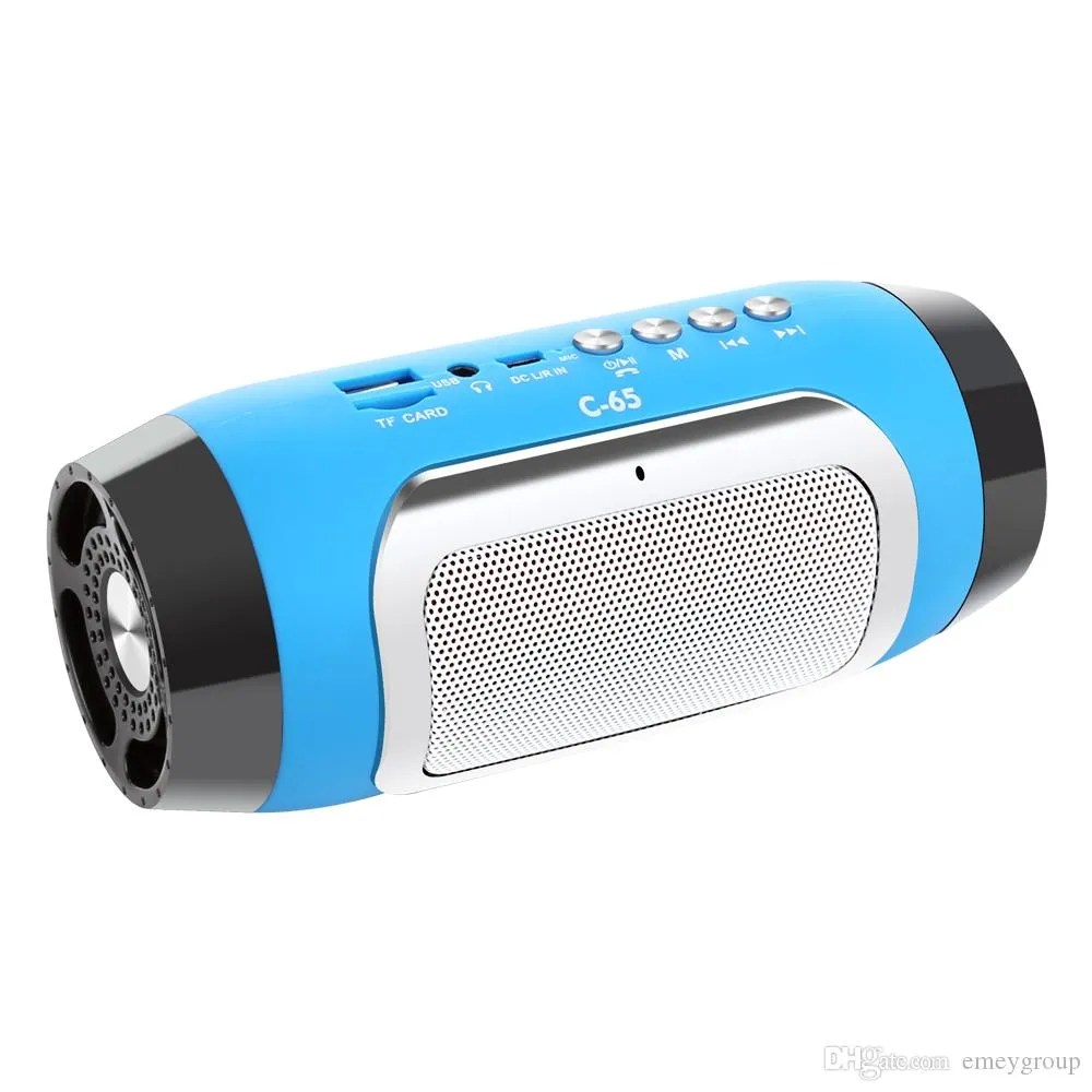 Gorący C-65 Przenośne bezprzewodowe głośnik Bluetooth Bluetooth stereo dźwiękowy