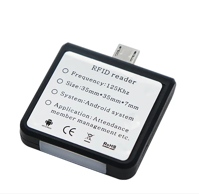 Mini Lector RFID 125khz EM4100 TK4100 Lector De Tarjetas De Identificación  Para Interfaz Mirco Usb Compatible Con Sistema Android Lector De Control De  Acceso De Teléfono Móvil De 17,19 €