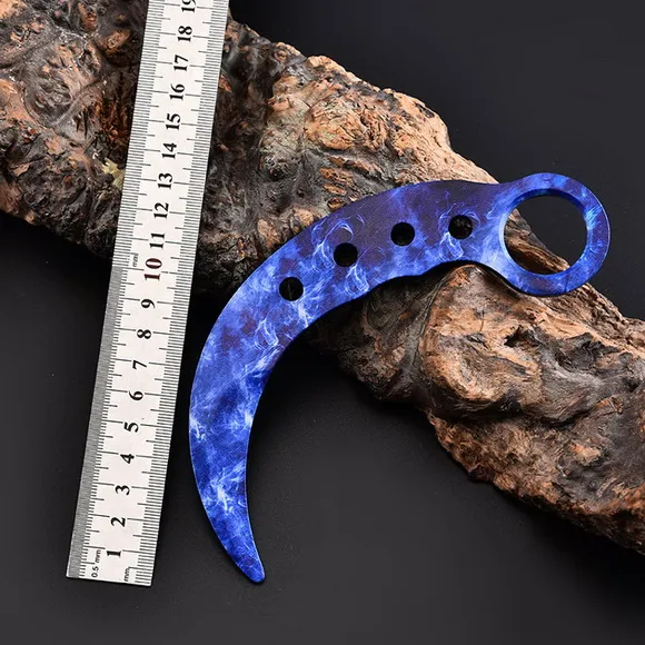 New Karambit Training Practice Fixed Claw Knife Table Trainer Fancy