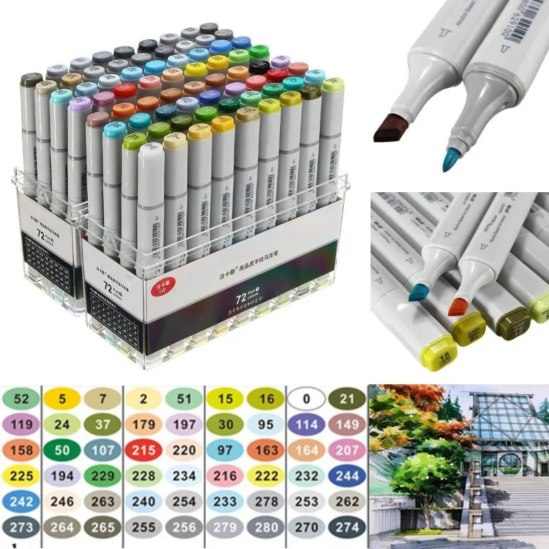 Finecolour EF100 Art Markers for Adults, Artists and Kids - Dual
