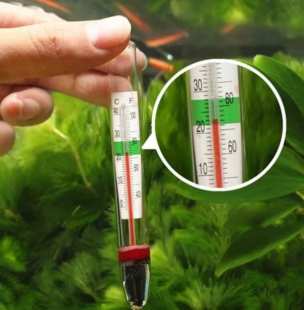 Aquarium Water Thermometer Filtration & Heating Accurate Glass Temperature  Meter Control With Suction Cup Fish Tank Accessories From Rexbaby, $0.54