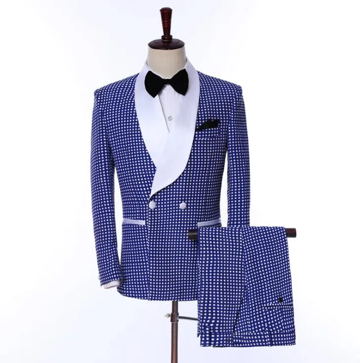 Real Image Tuxedos De Mariage Châle Revers Vin Un Bouton Marié Hommes Costumes De Mariage De Bal Dîner Blazer (Veste + Arc + Pantalon) Sur Mesure