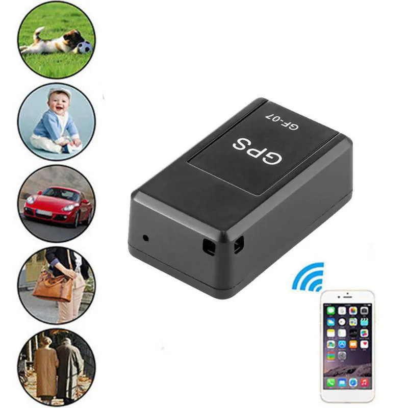 Mini GF07 Bil GPS Tracker GSM GPRS Real Time Locator App med stark magnet Anti Lost inspelningsfordon online spårningsenhet