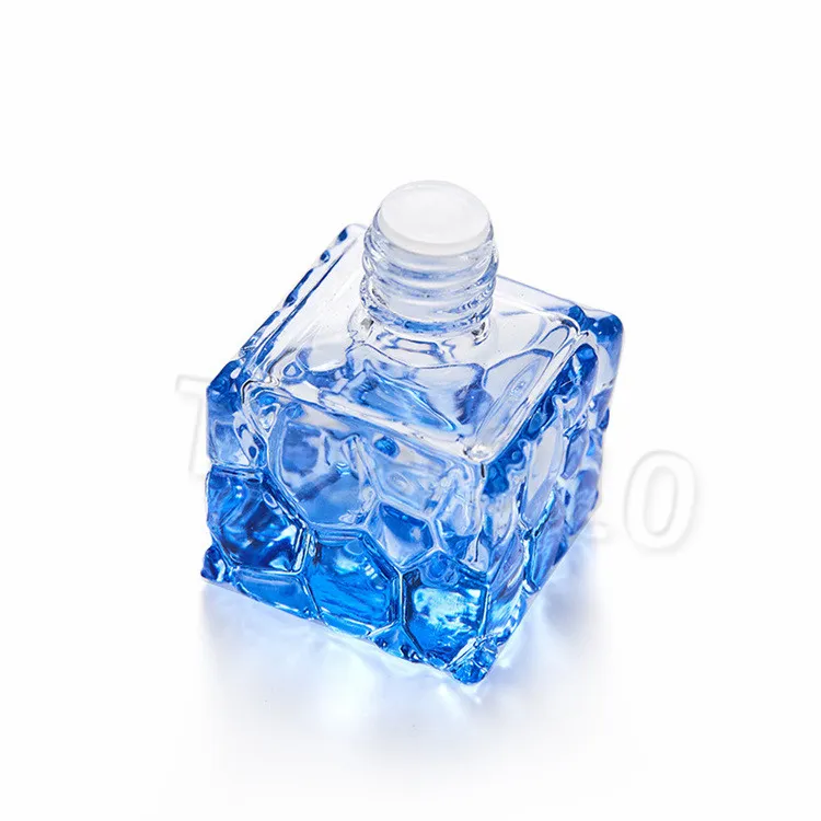 praça portátil mini-garrafa de vidro de perfume garrafa de espessura carro garrafa vazia moderna decoração colorida Homeware T2I51136