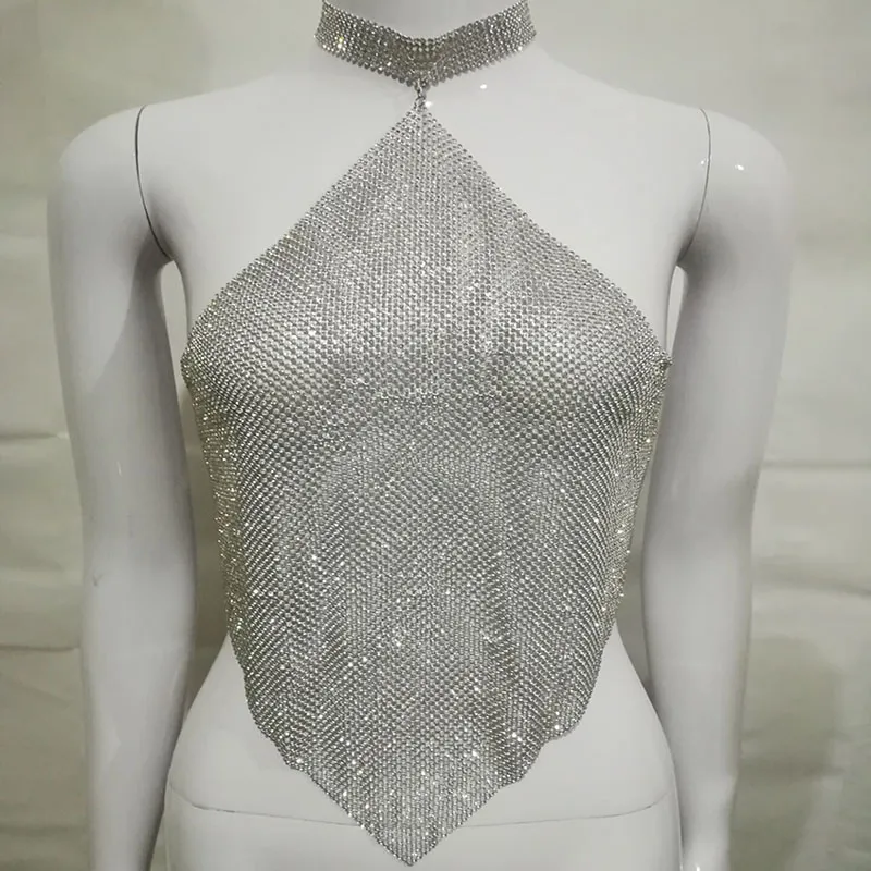 mesh halter top