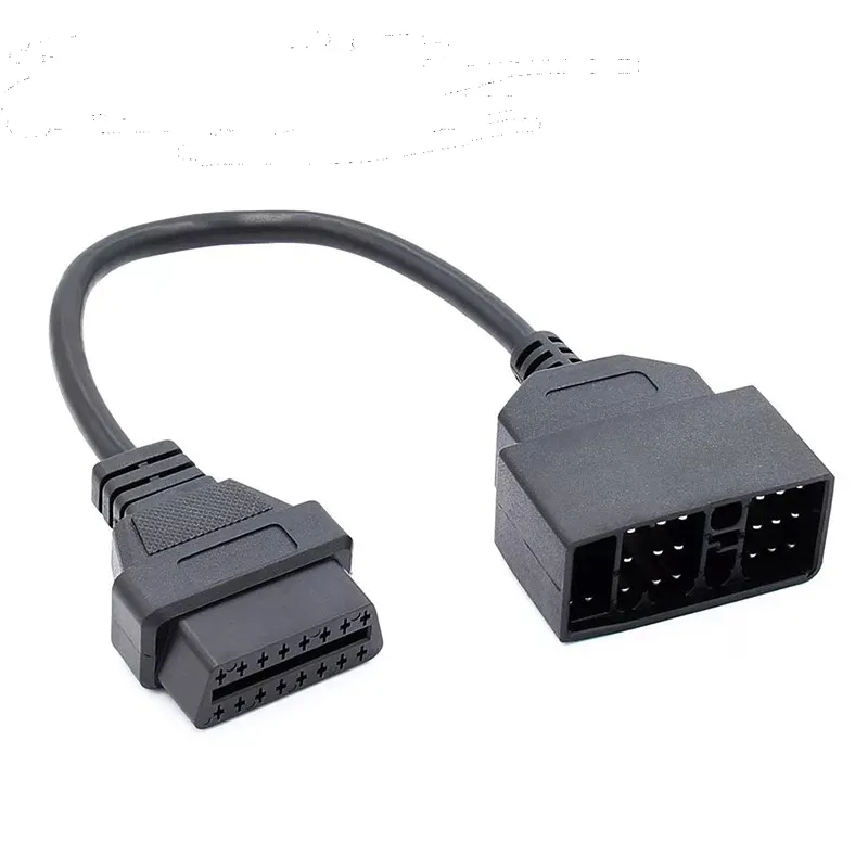 Conector de diagnóstico OBD2 22 pinos a 16 pinos para TOYOTA 22PIN OBDII Adaptador de cabo Transferência para Toyota 22Pin para OBD2 16PIN