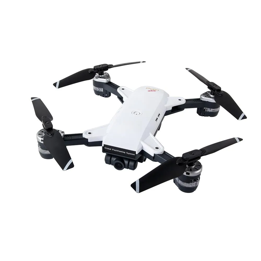 JDRC JD-20 1080P GPS 5G WiFi FPV Drone RC pliable Suivez-moi Mode RTF Blanc - Trois batteries (version sac)