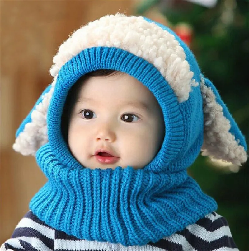Niño pequeño Bebé Niños Niñas Pasamontañas Gorro Sombrero de lana