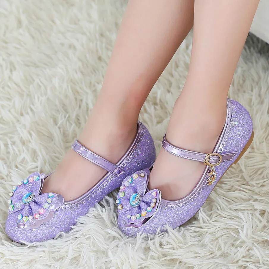 Kids Girls Buckle Strap High Heels Sweet Princess Pearl Shoes Party Dance  Pumps | eBay