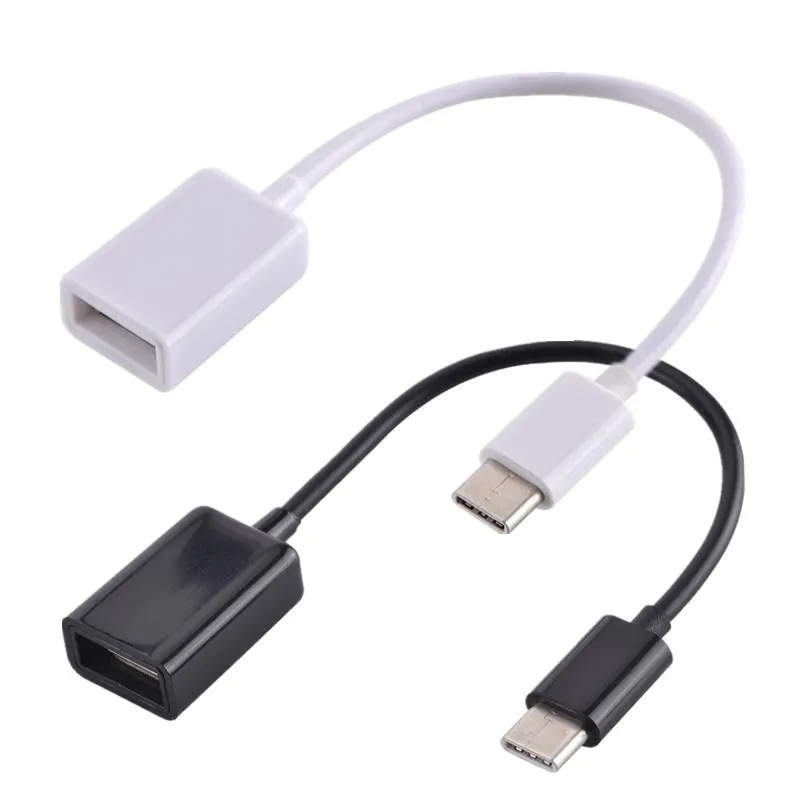 Type C OTG-kabel USB C naar USB 2.0 Vrouwelijke OTG-kabeladapter voor Samsung S8 S8 Plus Android-telefoon