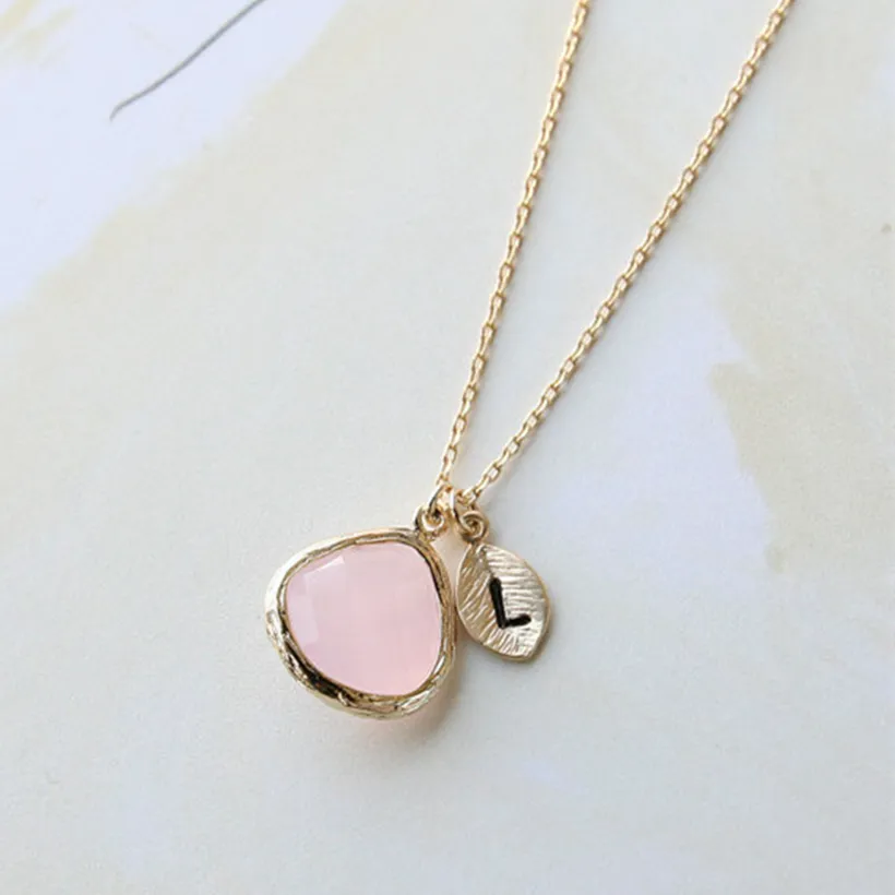 Cxwind Gold Initial Crystal Necklace Letter L Necklace Bridesmaid Gifts For Women Statement Long Paragraph Sweater Chain Pendant