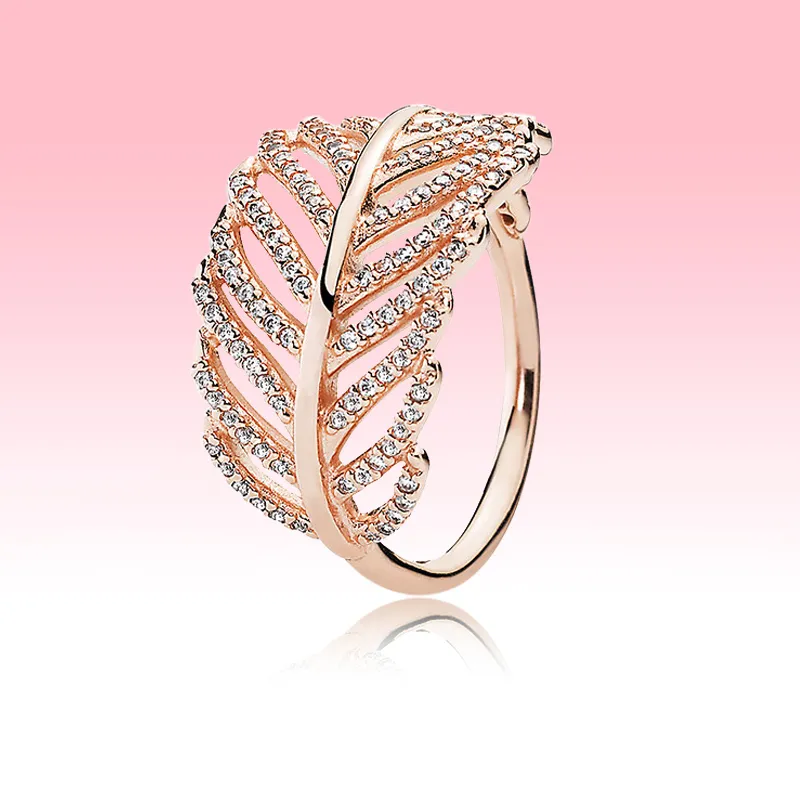 Pink Leaf 188319pmu Nhẫn Pandora Rose Pink Murano Glass Leaf Ring - Main Image