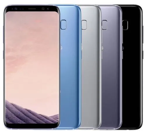 Orijinal Kilitli Samsung Galaxy S8 G950U LTE GSM Android Cep Telefonu Octa Çekirdek 5.8" 12MP RAM 4G ROM 64G NFC yenilenmiş telefon
