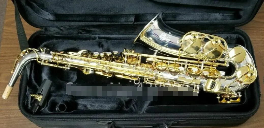 Júpiter JAS 1100SG Nueva Eb Alto Saxophone Latón Niquelado Cuerpo De