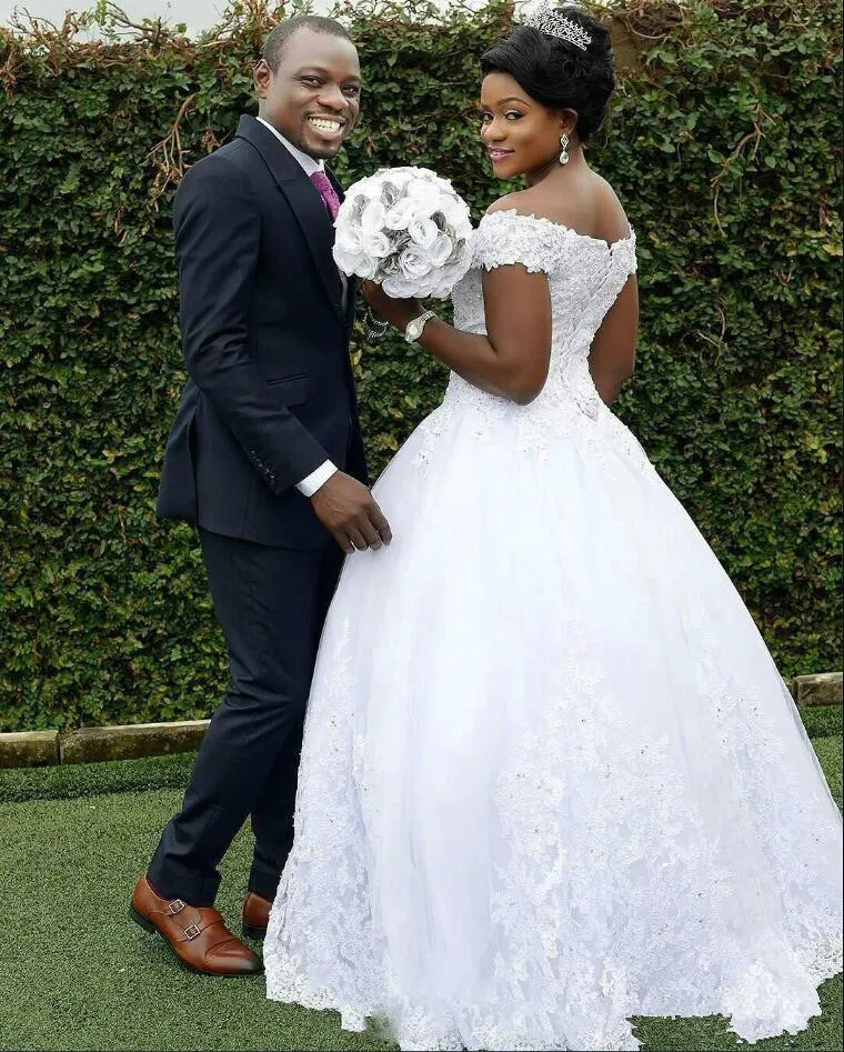 Simple summer wedding cheap dresses plus size