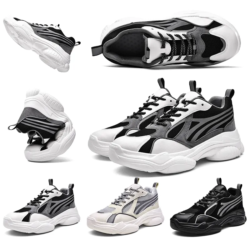 Gorące sprzedaż kobiet męskie buty do biegania 3M odblaskowy Triple Blay Grey Sports Trainers Designer Sneakers Homemade Marka wyprodukowana w Chinach
