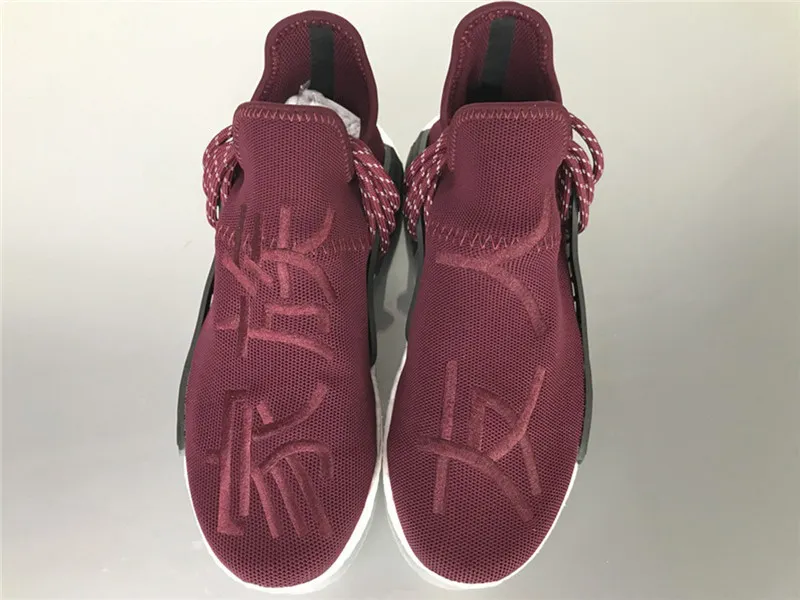 New Pharrell Williams HU Raça Humana Trail Running Shoes Homens Espécies preto Escarlate amigos e família que você NERD Holi Festival algodão doce