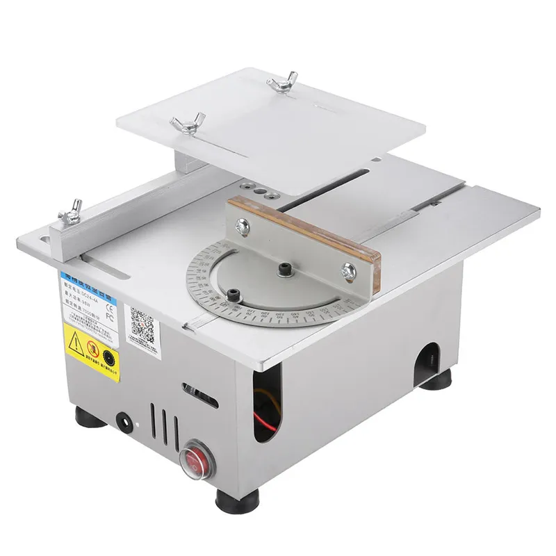 Raitool DC 12 24V T6 Mini Precision Table Saws DIY Wood Working Lathe Polisher Drilling Machine