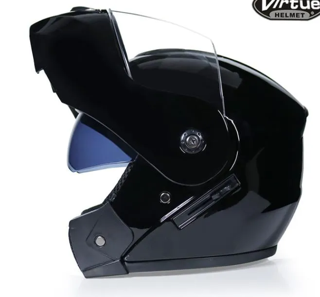 Profesyonel Yarış Kask Modüler Çift Lens Motosiklet Kask Kaplama Kask Güvenli Kasklar Casco Capacete Casque Moto S-XL