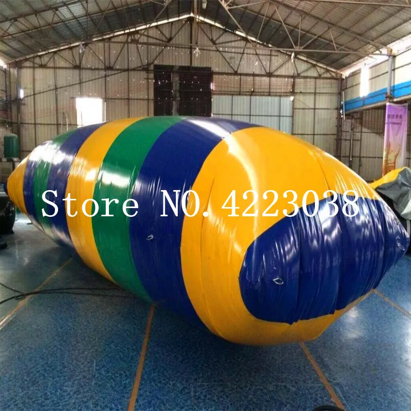 5x2m PVC Inflatable Water Jump Pillow Inflatable Water Trampoline With