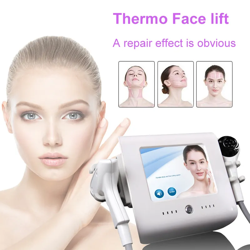 Focado RF Thermo Lift para Rosto Levantando Beleza Equipamento Corporal Modelando a Pele Apertação de Vácuo Cooling Beauty Equipamento