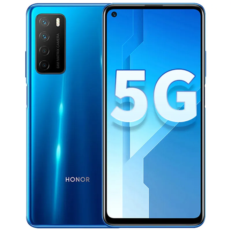 Оригинальные Huawei Honor Play 4 5G мобильный телефон 8 ГБ RAM 128GB ROM MTK 800 OCTA CORE Android 6.81 "Полноэкранный экран 64MP AI ID отпечатков пальцев Сотовый телефон