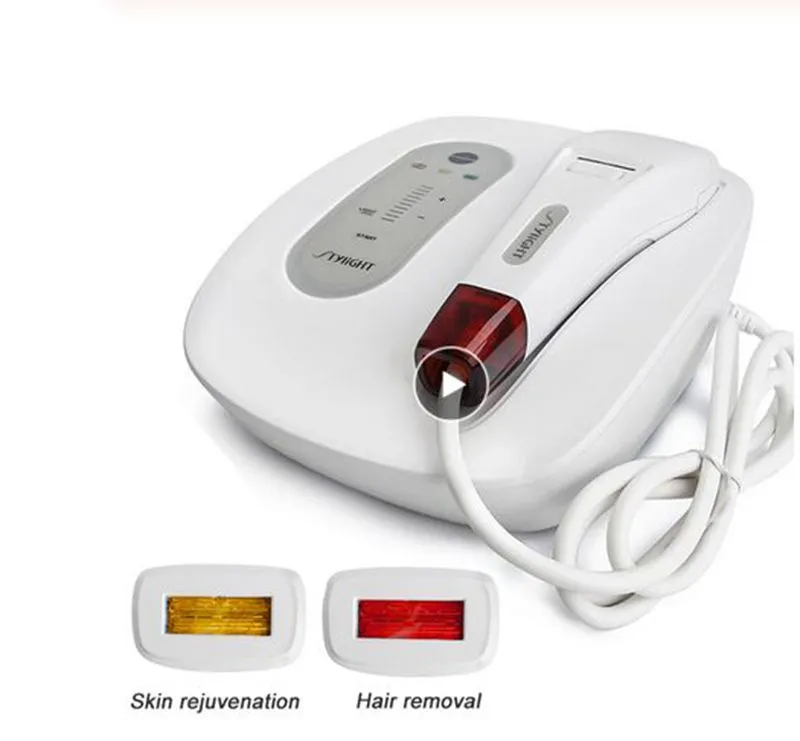 Portable Professional IPL Laser Hair Removal Machine Epilator With Two Flash Lamp HR & SR Skin Rejunvenation