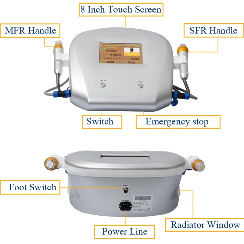 Mikronadel-Fraktionsmaschine Multipolare RF-Hautverjüngung Ace Lift Gesichtsstraffung Faltenentfernung 4 Tipps