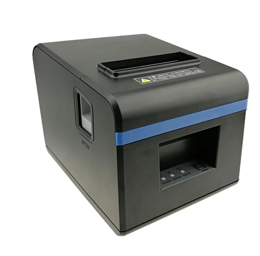 Hohe Qualität 80mm thermische Beleg Billdrucker Küchenrestaurant POS Drucker mit Automatikschneiderfunktion stilvoller Aussehen