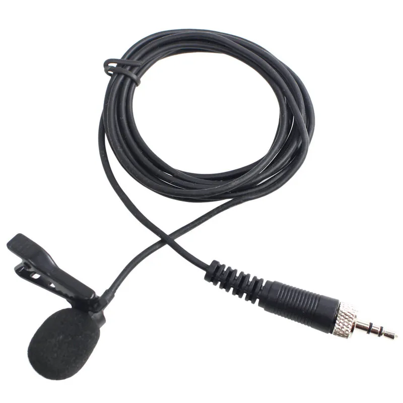 Pince à cravate professionnelle Lavalier, Microphone à condensateur cardioïde, pour transmetteur BodyPack sans fil série EW100, verrouillable 3.5mm