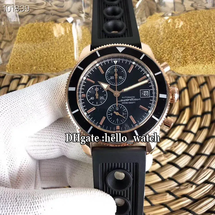 Cheap New Heritage Chronograph Rose Gold Case Blue Dial A1332016