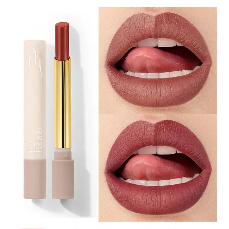 Rossetto per sigaretta tendenza vendita calda 16 colori opaco duraturo impermeabile opaco rossetto trucco labbra rosse nude sexy