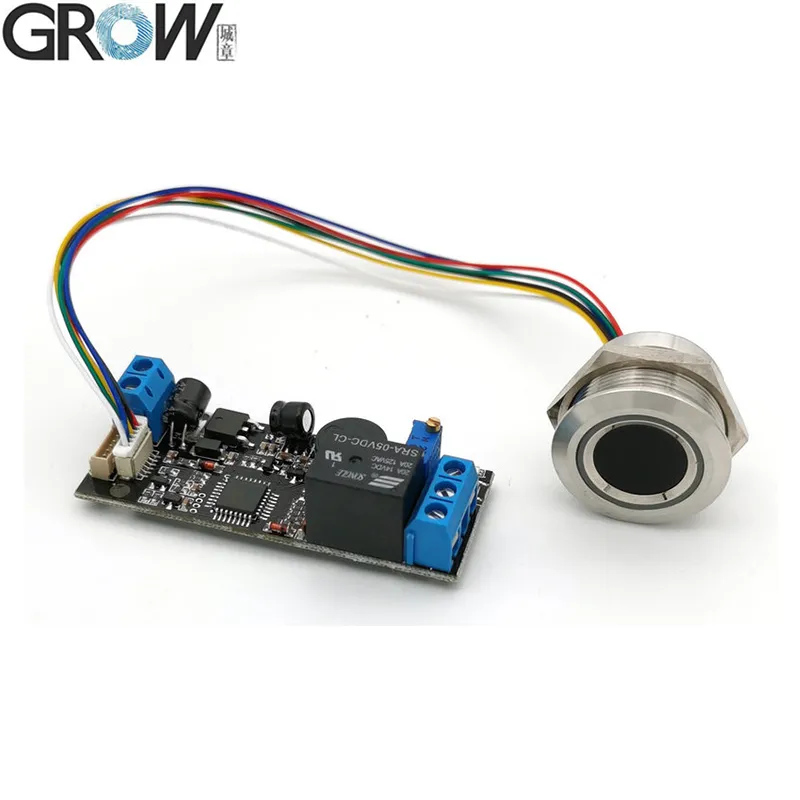 Powerful GROW K202+R503 Ring Indicator Light For Capacitive Fingerprint Access Control H0201