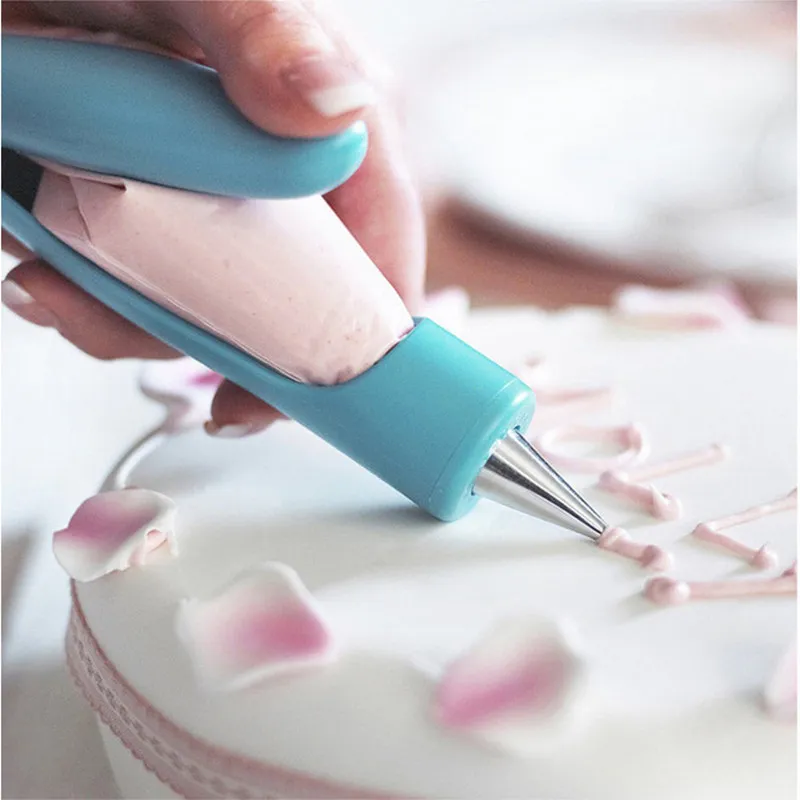 Pasterij IJzingen Pen Cake Gereedschap Fondant Cake Cream Syring Tips Muffin Dessert Decorateurs Keukenaccessoires