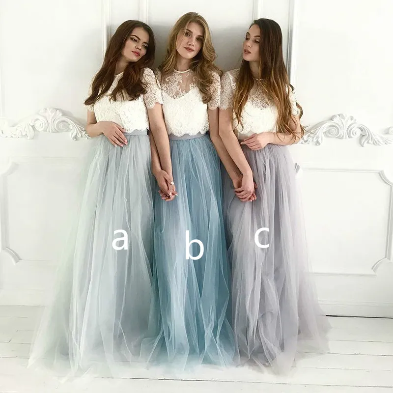 Dhgate Cheap Country Bridesmaid Dresses Customizable Plus Size Western  Dusty Blue Dress Bridesmaid 2019 Garden Country