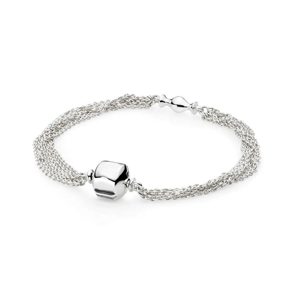 2019 NEW 100 925 Sterling Silver 591701 For Clip Stopper Bracelet