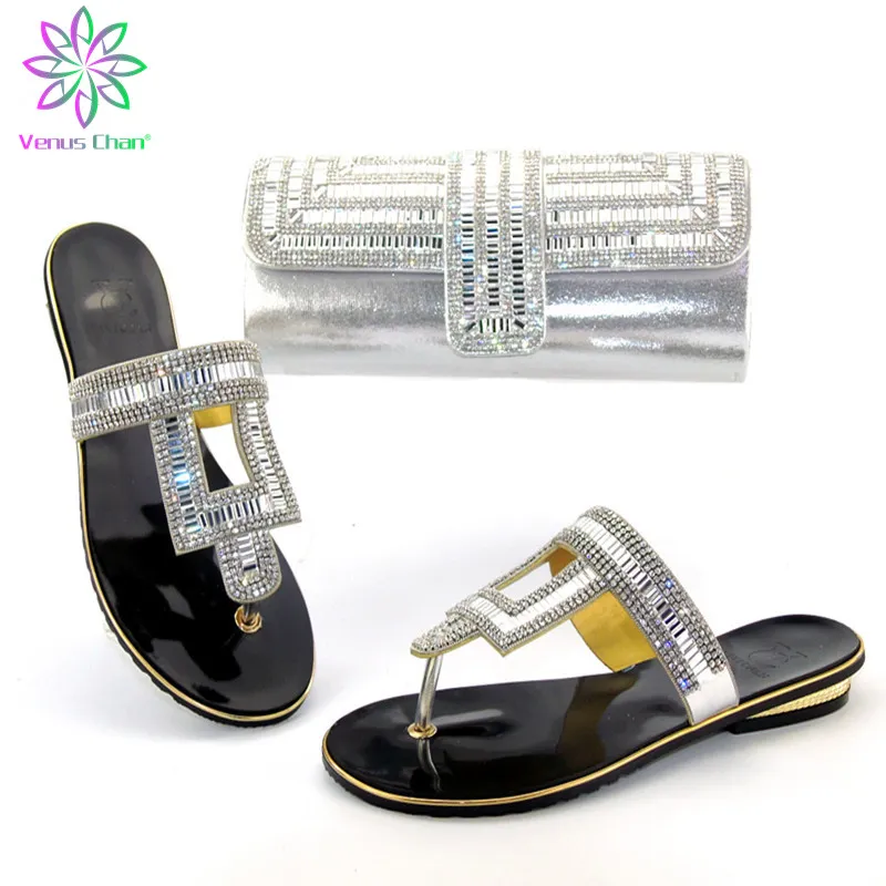 Серебряный цвет кожаная обувь африканская обувь и сумки для женской обуви для вечеринок, подходящие для итальянской обуви с подходящей