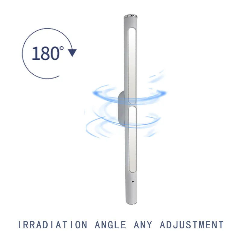 UV Lights USB Rechargeable Disinfection Cabinet Sterilization Touch Switch Ultraviolet Germicidal Light UVC Lamp for Toilet Desk