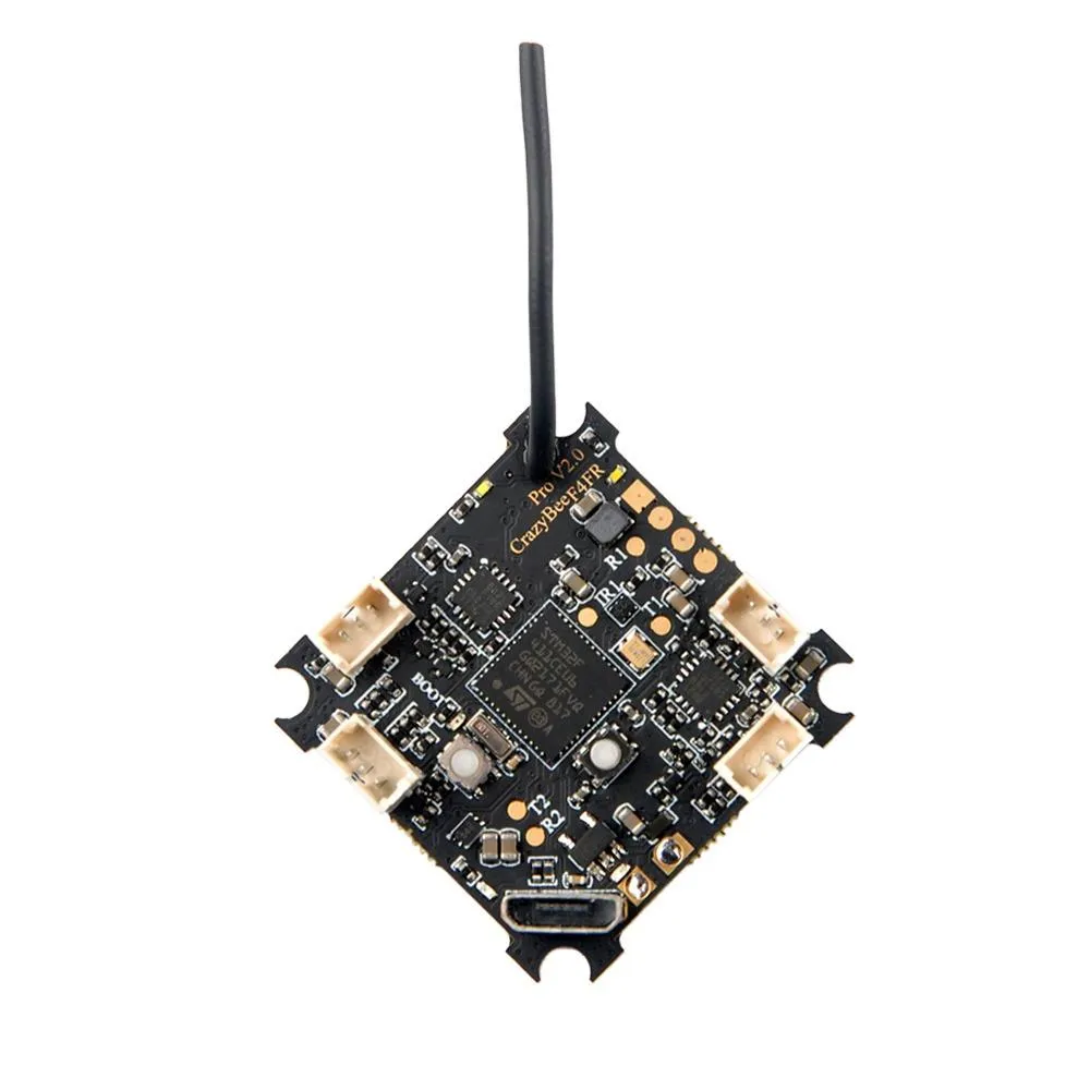 Happymodel Crazybee F4 Pro V2.0 1-3S Flight Controller für Mobula7 HD Whoop FPV Racing Drone – Kompatibler Frsky-Empfänger